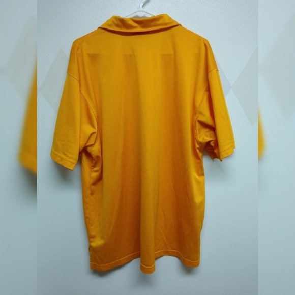 Adidas men's orange polo shirt size L - Picture 3 of 8